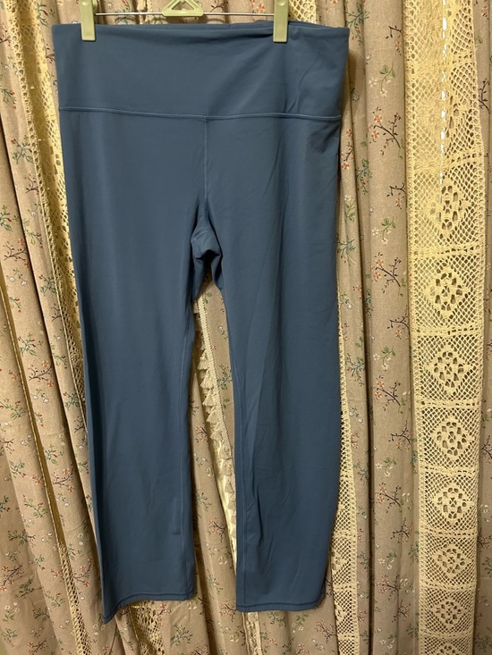 Athleta Pants - Athleta Elation Straight Leg Pant XL Blue High Rise Athletic Leggings